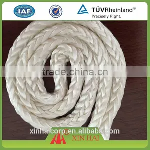 10mm Good Quality White 8plaits Nylon Braided Ropes Directly From China Biggest Factory thumbnail-1