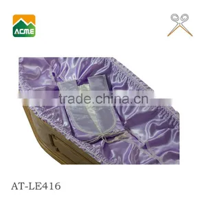 Good Quality Black White Coffin Lining Factory thumbnail-1