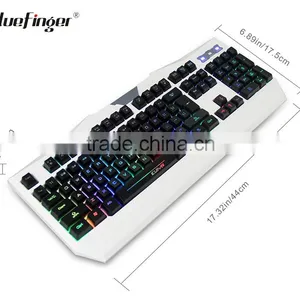 USB Laptop With White Keyboard for Gaming in Rainbow Backlit thumbnail-4