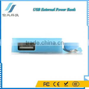 Portable 5600mAh USB External Power Bank Blue thumbnail-2