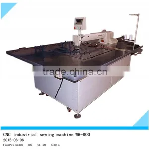 CNC Multi-functional Automatic Template Industrial Sewing Machine WB-800 thumbnail-1