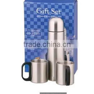 Stainless Steel Double Wall Gift Set Mugs thumbnail-1