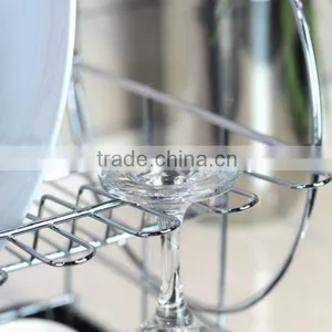 Stainless Steel Dish Drain Rack for Kitchen Storage thumbnail-3