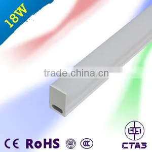 T5 Integrated Led Tube Cube Shape All Plastic 18W 1200mm Led Tube t5 Integrated LED Tube 2 Years Warranty 90-95LM/W thumbnail-1