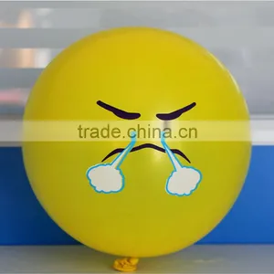 Hot Sale Large Helium Balloons Emoji Balloons for Christmas Decoration thumbnail-5