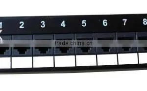 CAT5E 8 Port Patch Panel thumbnail-1