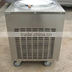 DHL Air Express to Door Worlwide Frozen Yogurt Rolls Fry Ice Cream Machine With Real Fruits thumbnail-6