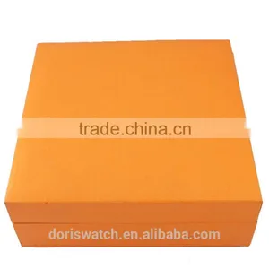 New Mdoels for Watch Packing Boxes Orange Case for Gift Set Watch With Many Colorful Changeable Bezals Paper Boxes thumbnail-1