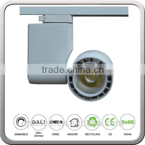 45W Dimmable LED COB Track Light White thumbnail-5