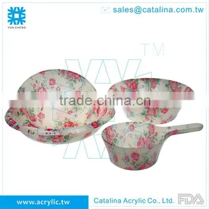 Handmade Acrylic Plastic Bathroom Basin thumbnail-6