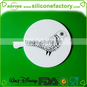 100% Food Grade Heat-resistant Round Shape Silicone Coffee/tea Cup Mat thumbnail-2