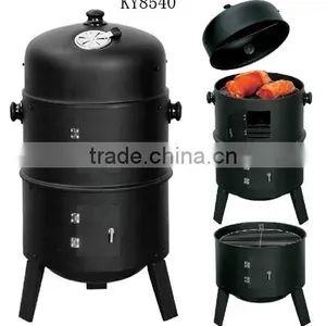 KEYO Hot Sale Cheap 16" Charcoal Bbq Smoker thumbnail-1