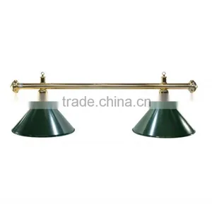 Green 2 Shades Billiard Table Light , Pool Table Lamp for Sale thumbnail-2
