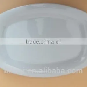 11''cheap Bulk White Rectangle Porcelain Fish Plate Ceramic Dinner Plates & Dishes Stock FQR16015 thumbnail-2