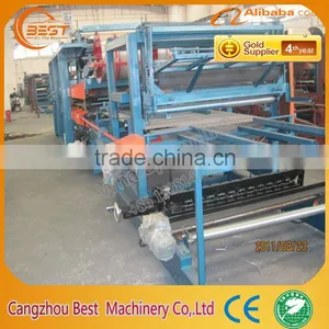 Used Corrugated Steel Profile Roll Forming Sandwich Panel Production Line thumbnail-3