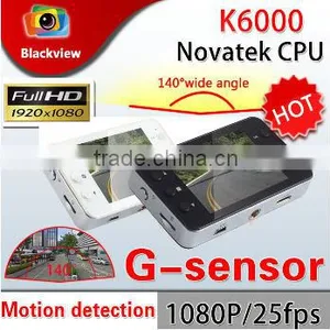 K6000 Car DVR Camera HD 1080P Recorder HDMI 25FPS Night Vision 5MP G-Sensor CMOS Car Black Box NOVATEK thumbnail-1