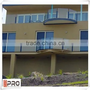 Frameless Outdoor Metal Stair Railing Glass Railing for China Supplier thumbnail-3