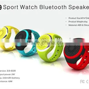 S60 Bluetooth Watch Speaker Watch Portable Mini Watch With Hands-free EDR Sport Speaker FM Audio Radio Speakers thumbnail-2