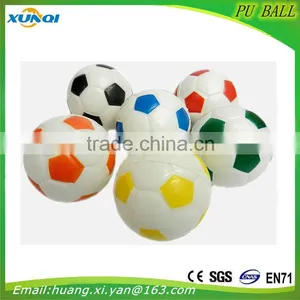High Quality Children Toy Soft Anti Stress Ball,white Football PU Foam Ball thumbnail-2