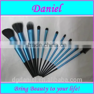 Best Professional 11pcs Blue Long Ferrule Makeup Brush Set Cosmetic Brushes Set Dongguan Synthetic Makeup Brushes thumbnail-1