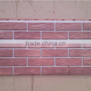 Faux Stone Brick Exterior Wall Panel Plastic Wall Siding thumbnail-2