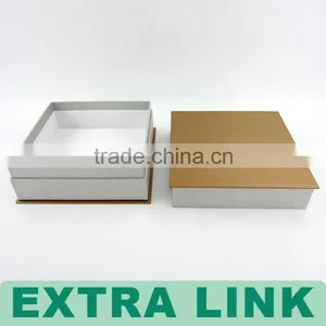Custom Logo Printed White Kraft Paper Book Shaped Wallet Gift Box thumbnail-1