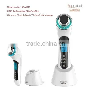 Home Use Biowave Massage Facial Beauty Device Hand-held Ultrasonic Facial Massager thumbnail-1