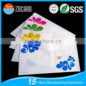 OEM LOGO Clear PP Plastic File Folder Fastener thumbnail-1