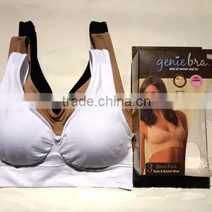 2015 Seamless Mutiple Colors Comfortable Yoga /sports Bra With Padding 1 Set (3pcs) thumbnail-6