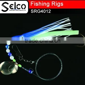 Chinese Carp Fishing Rigs Sabiki Rig Rainbow Tinsel With Spade thumbnail-4