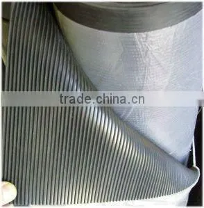 Balck Grey Anti-slip 3mm Fine Ribbed/corrugated Rubber Sheet Floor thumbnail-1