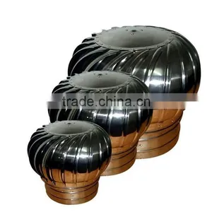 HangYu Roof Air Turbine Ventilator/No Power Roof Ventilation Exhaust Fan thumbnail-1