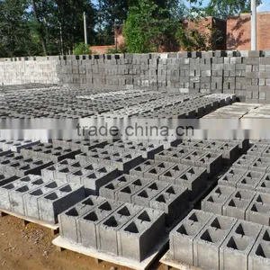 Concrete Gravel Cement Hollow Brick Block Machine thumbnail-1