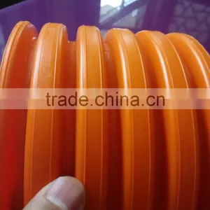 Corrugated Conduit Communications Cable Plastic Modified PP Pipe MPP Pipe thumbnail-2
