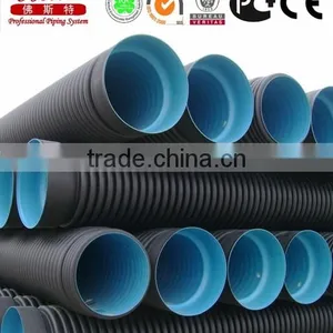 300mm-2200mm HDPE Corrugated Plastic Drainage Pipes thumbnail-4