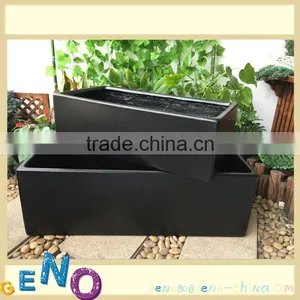 Giant Long Design Clay Flower Pot,wall Mounted Planter Wholesale thumbnail-3