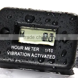 LCD Display Waterproof Viration Activated Timer Electronic Hour Meter for ATV Motorcycle thumbnail-1