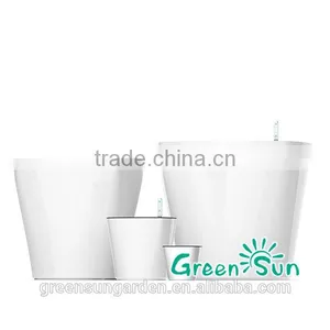 Modern Indoor Decor Small White Ceramic Flower Pot With High Quality thumbnail-3