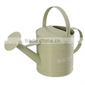 7.5L Blue Garden Watering Can Jug Pot Handcrafted, Outdoor Garden Metal Watering Can thumbnail-4