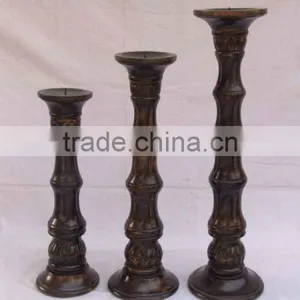 Designer Wooden Candle Stand,Wooden Candle Stand,Home Decorative Wooden Candle Holders,Wooden Candle Holder thumbnail-1