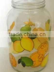 3L Logo Printed Glass Preserving Dispenser Jar With Plastic Lid Tap thumbnail-3