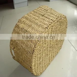 Oveal Hand Woven Seagrass Basket thumbnail-4