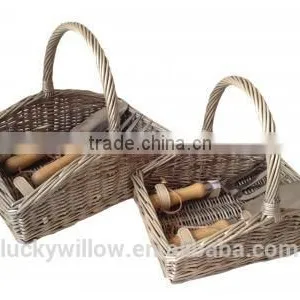 Garden Basket Wicker Garden Tools Basket thumbnail-1