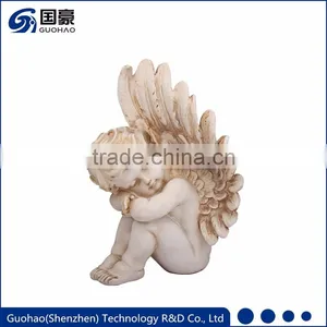 Custom Desk Decor Craft Sleeping Cherub Figurine Factory thumbnail-1