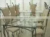 Wrought Iron Dining Set thumbnail-1