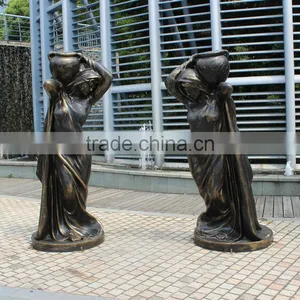Landscape Bronze Lady Sculpture thumbnail-1