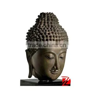 Bronze Buddha Head Statues Religious Sculpture thumbnail-1