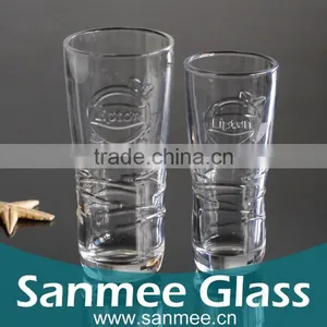 Two Size Customized British Famous Tea Brand Promotion Glass Cup thumbnail-1