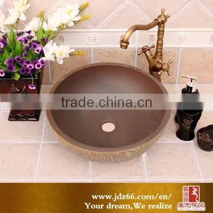 2017 Hot Selling Cabinet Design Bathroom Marble Washbasin thumbnail-2
