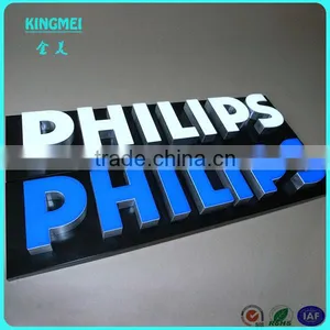 KM-HP43 Custom Made Solid Colored LED Luminance Resin,acrylic Led Channel Letter Sign thumbnail-2